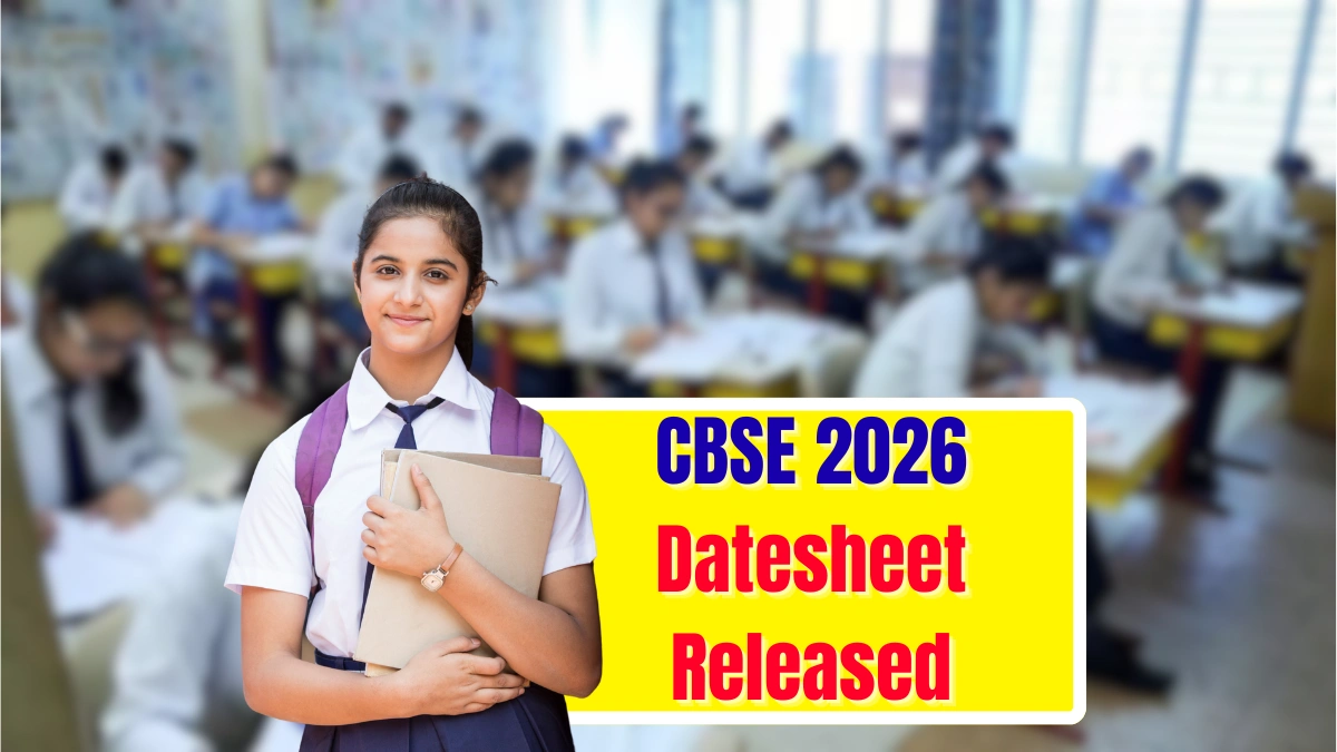 CBSE 2026 Datesheet Released