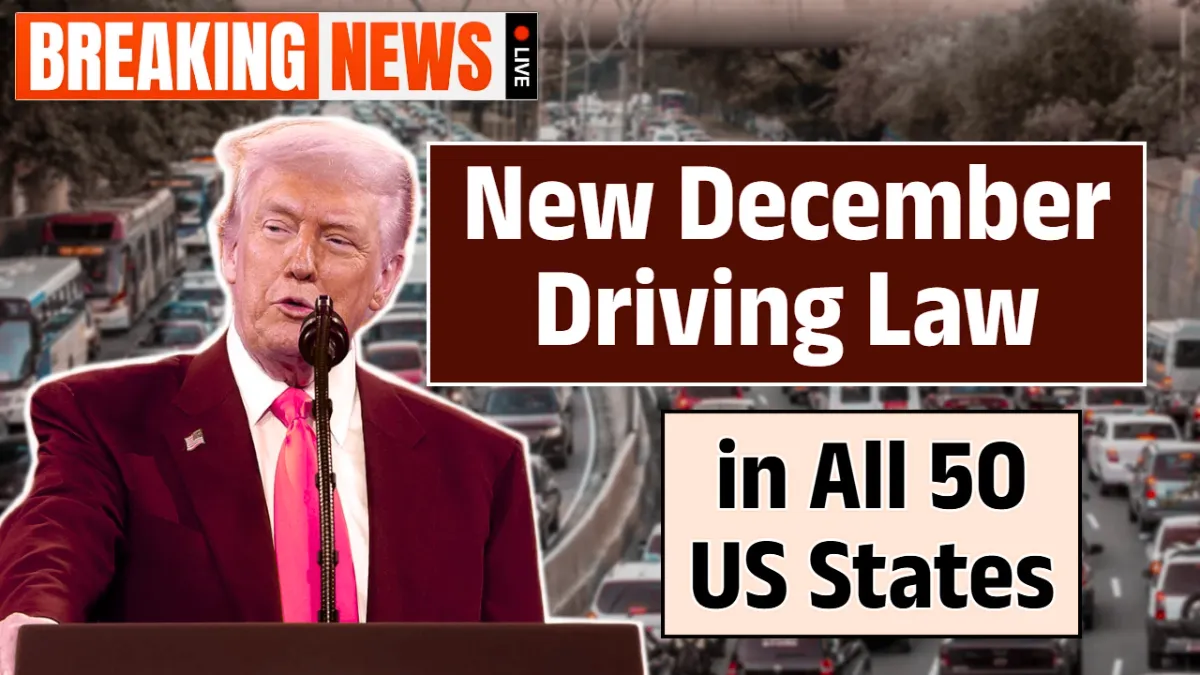 New December Driving Law in All 50 US States